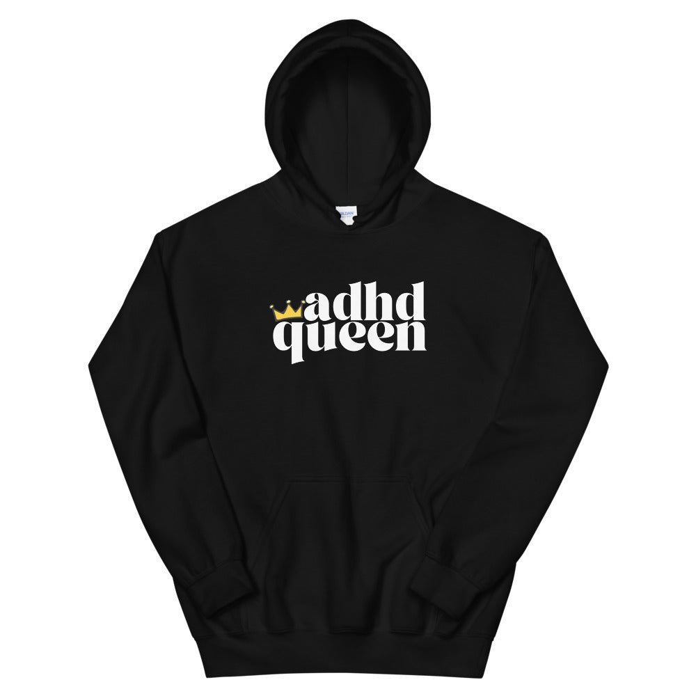 ADHD Queen Hoodie BLK