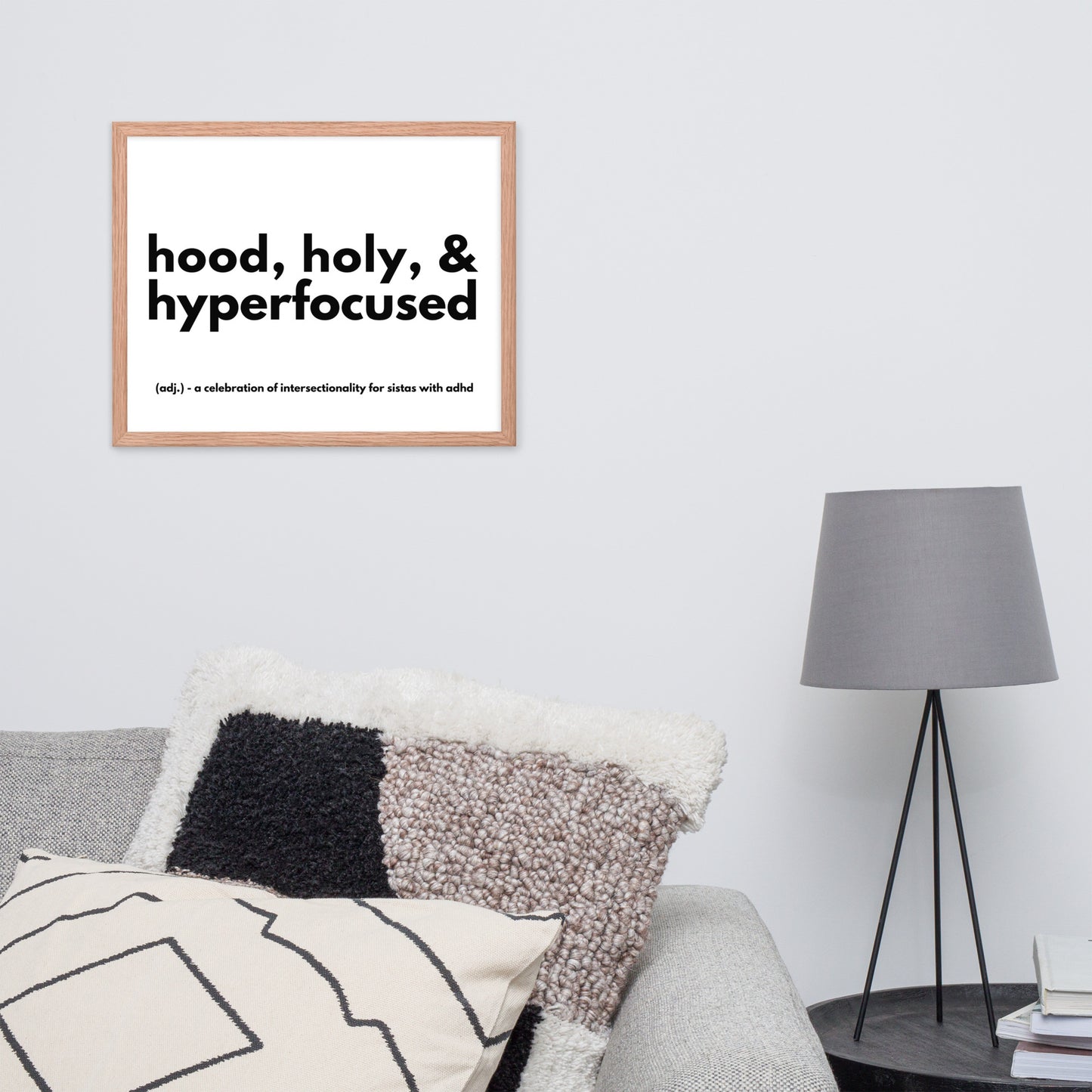 Hood, Holy, and Hyperfocused Poster
